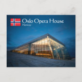 Oslo Opera House Briefkaart (Voorkant)