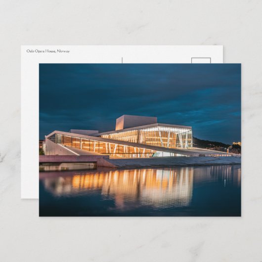 Oslo Opera House Briefkaart (Voorkant / Achterkant)