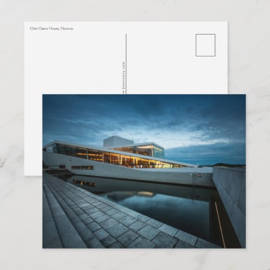 Oslo Opera House Briefkaart (Voorkant / Achterkant)