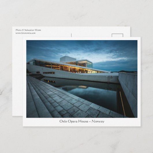 Oslo Opera House Briefkaart (Voorkant / Achterkant)
