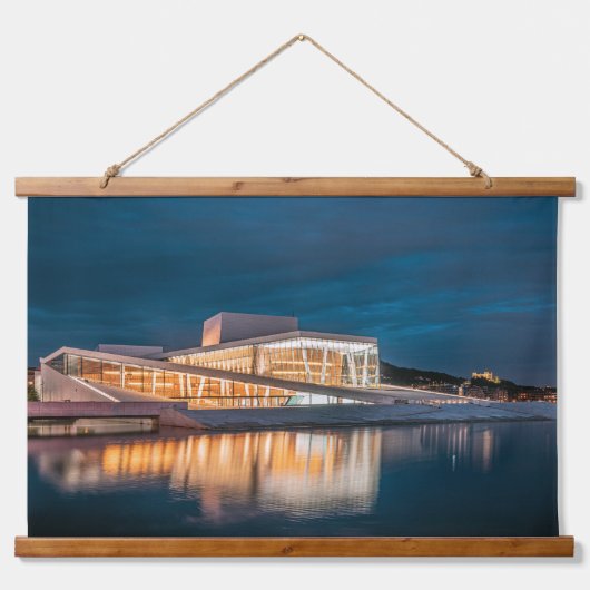 Oslo Opera House Hangend Wandkleed (Voorkant)