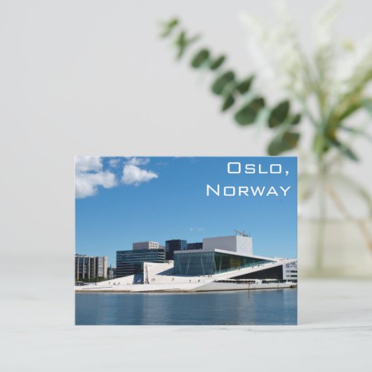 Oslo Opera House In Norway On A Summer Day Briefkaart (Staand voorkant)