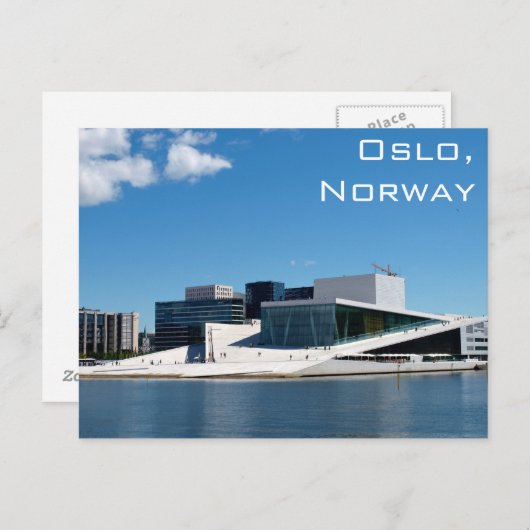 Oslo Opera House In Norway On A Summer Day Briefkaart (Voorkant / Achterkant)