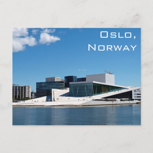 Oslo Opera House In Norway On A Summer Day Briefkaart (Voorkant)