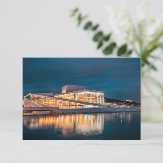 Oslo Opera House Kaart (Staand voorkant)