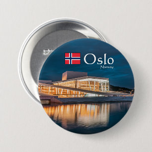 Oslo Opera House Ronde Button 7,6 Cm