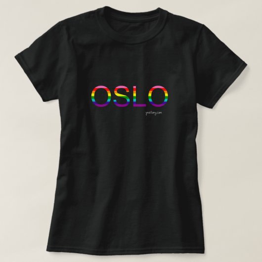 Oslo Pride T-shirt | Regenboogvlag (Design voorkant)
