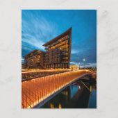 Oslo 's nachts, Noorwegen Briefkaart (Voorkant)