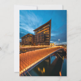 Oslo 's nachts, Noorwegen Kaart