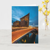 Oslo 's nachts, Noorwegen Kaart (Gele Bloem)