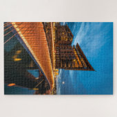 Oslo 's nachts, Noorwegen Legpuzzel (Horizontaal)