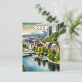 Oslo, Scandinavische juweel aan de heldere oevers Briefkaart (Staand voorkant)