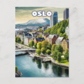 Oslo, Scandinavische juweel aan de heldere oevers Briefkaart (Voorkant)