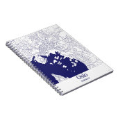 Oslo Stad Kaart Notitieboek (Rechterzijde)