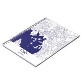 Oslo Stad Kaart Notitieboek (Linkerzijde)
