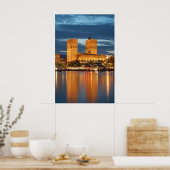Oslo Stadhuis Noorwegen Poster (Keuken)