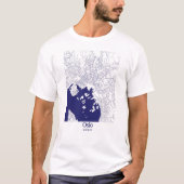 Oslo Stadkaart   T-shirt (Voorkant)