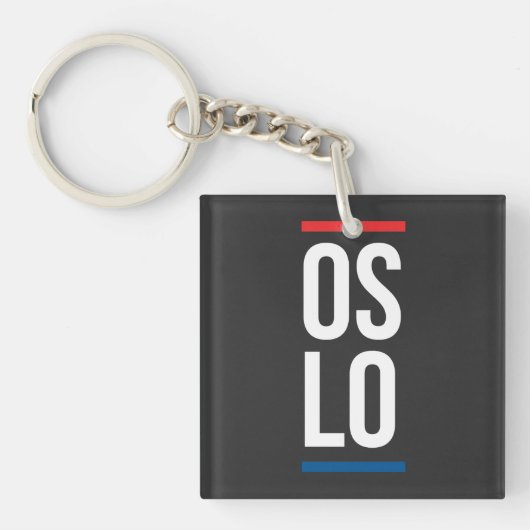 Oslo Stadsdesign Sleutelhanger (voorkant)