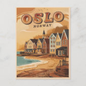 Oslo strand Noorwegen  souvenirs en geschenken Briefkaart (Voorkant)