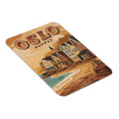 Oslo strand Noorwegen  souvenirs en geschenken Magneet (Rechterzijde)