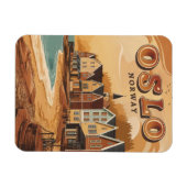 Oslo strand Noorwegen  souvenirs en geschenken Magneet (Horizontaal)