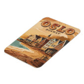 Oslo strand Noorwegen  souvenirs en geschenken Magneet (Linkerzijde)