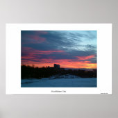 Oslo Sunset Poster (Voorkant)