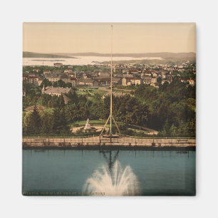 Oslo uit St Hanshaugen Park, Noorwegen Magneet