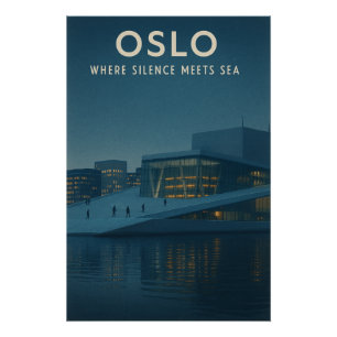 OSLO — WAAR STILTE DE ZEE ONTMOET PERFECT POSTER