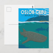 Oslob Cebu Filipijnen Walvis Shark Travel  Briefkaart (Voorkant / Achterkant)