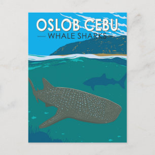 Oslob Cebu Filipijnen Walvis Shark Travel  Briefkaart