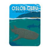 Oslob Cebu Filipijnen Walvis Shark Travel  Magneet (Verticaal)