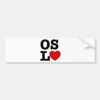 Oslove Bumpersticker