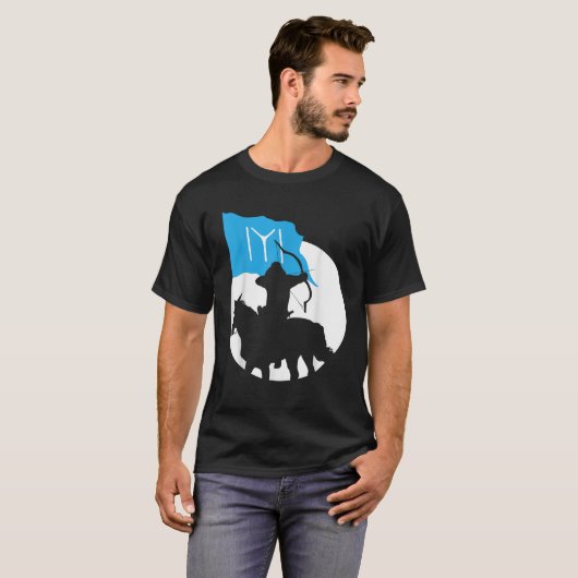 Osman Bey Ertugrul Kurulus Kayi Flag Ottoman Empir T-shirt (Voorkant volledig)