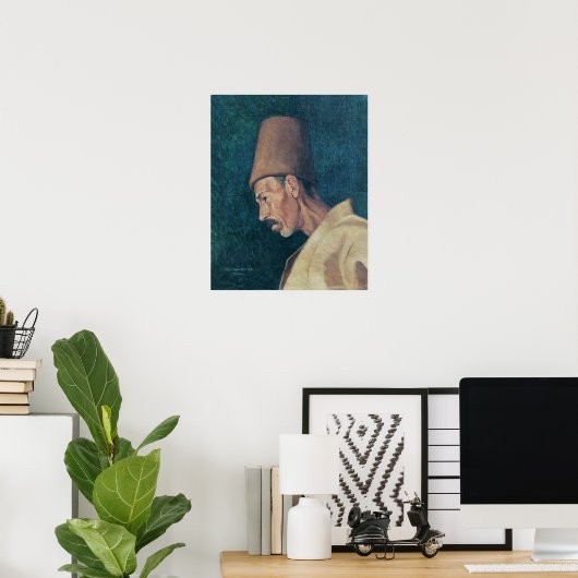 Osman Hamdi Bey Kökenoğlu Rıza Efendi Poster (Thuiskantoor)