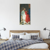 Osman Hamdi Bey The Tortoise Trainer Canvas Afdruk (Insitu (Slaapkamer))