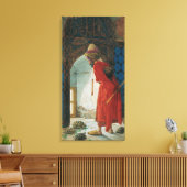 Osman Hamdi Bey The Tortoise Trainer Canvas Afdruk (Insitu (Woonkamer))
