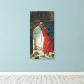 Osman Hamdi Bey The Tortoise Trainer Canvas Afdruk (Insitu (Houten vloer))