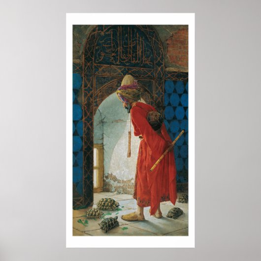 Osman Hamdi Bey The Tortoise Trainer Poster (Voorkant)