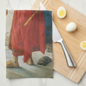 Osman Hamdi Bey The Tortoise Trainer Theedoek (Quarter Fold)