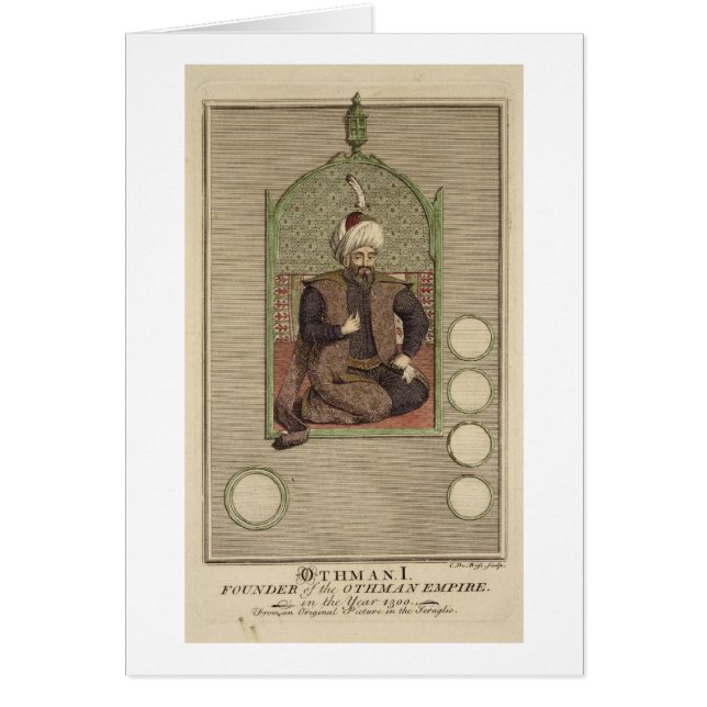 Osman I (1259-1326), oprichter van het Ottomaanse  (Voorkant)