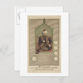 Osman I (1259-1326) oprichter van het Ottomaanse R Briefkaart (Voorkant / Achterkant)