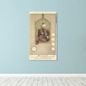 Osman I (1259-1326) oprichter van het Ottomaanse R Canvas Afdruk (Insitu (Houten vloer))