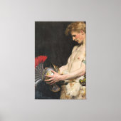 Osmar Schindler Germaanse krijger met helm (1902) Canvas Afdruk (Voorkant)