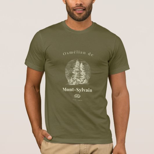 Osmélian de Mont-Sylvain Motto T-shirt (Voorkant)