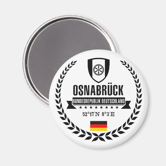Osnabrück Magneet (Voorkant / Achterkant)