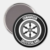 Osnabrück Round Emblem Magneet (Voorkant / Achterkant)