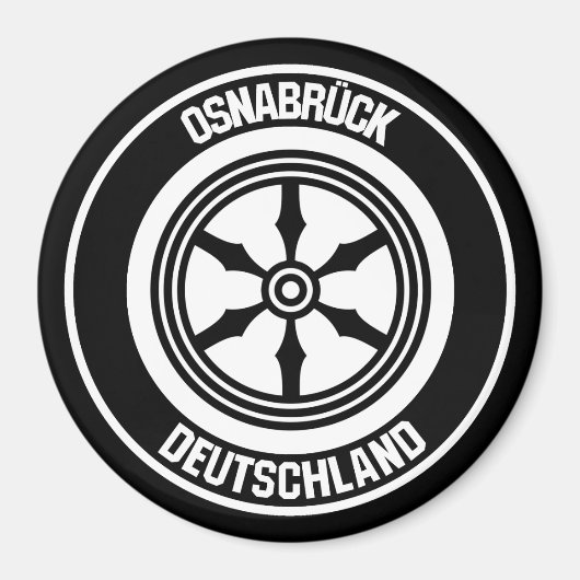 Osnabrück Round Emblem Magneet (Voorkant)