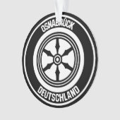 Osnabrück Round Emblem Ornament (voorkant)