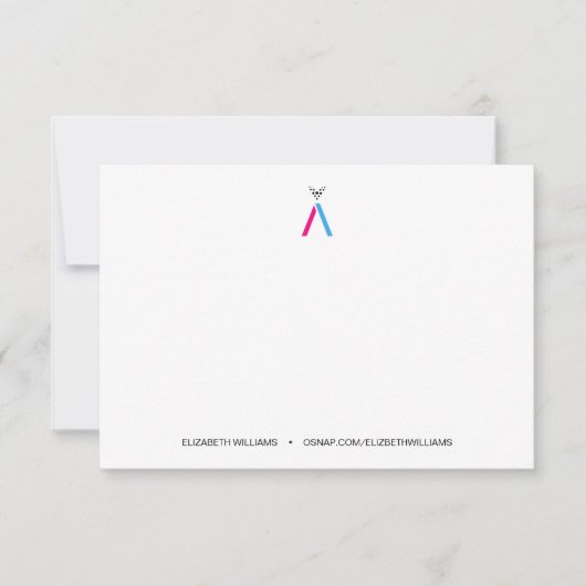 O'Snap Ambassador Opmerking Dank u wel Bedankkaart (Voorkant)